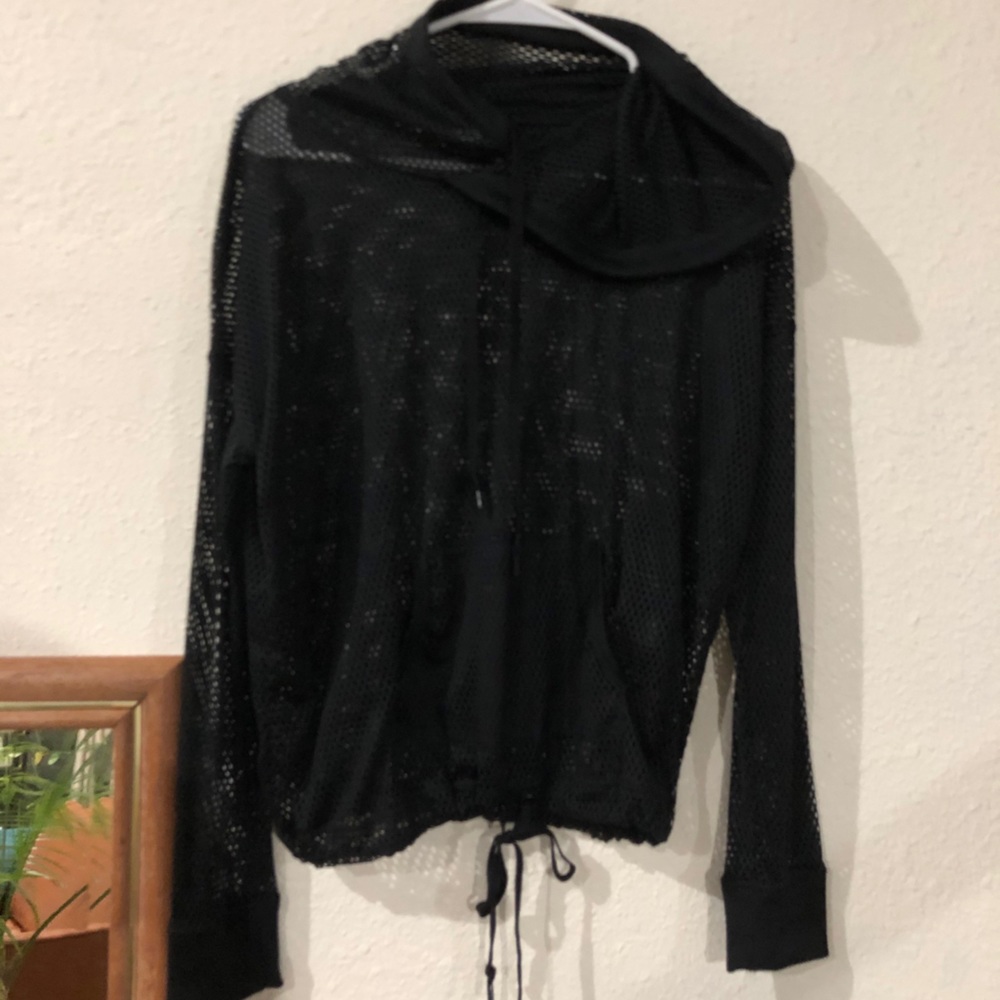 mesh hoodie